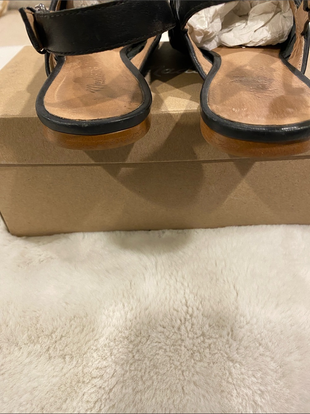 Madewell Slingback Flats in Woven Leather - Picture 6 of 13